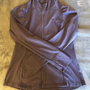 Yogalicious zip up yoga long sleeve top size XL fitted